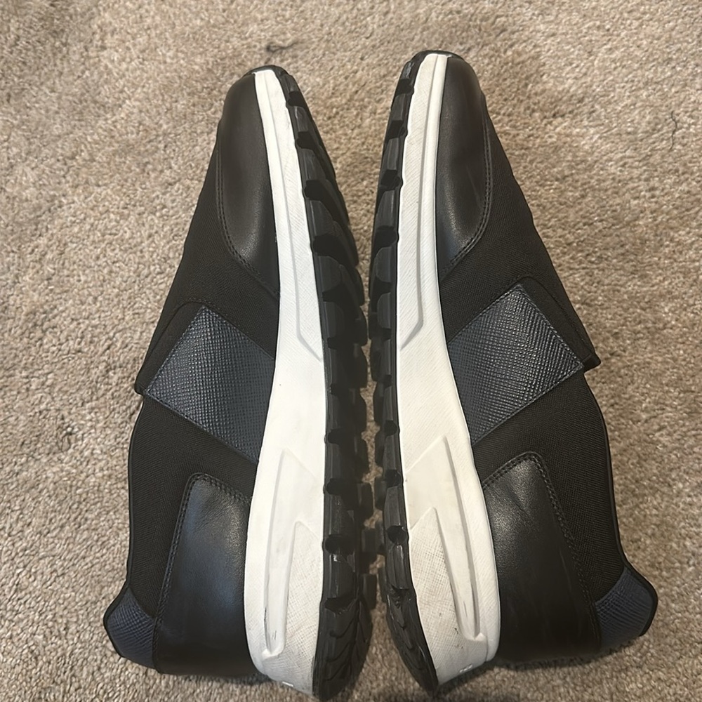 Prada Leather Slip-On Sneakers - Picture 9 of 11